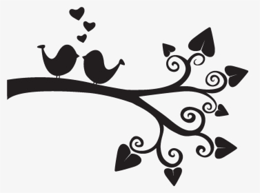 Lovebird Clip Art - Black And White Image Of Bird Cartoon, HD Png Download, Transparent PNG