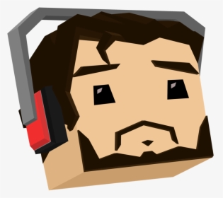 Cube Head Sam Headphones, HD Png Download, Transparent PNG