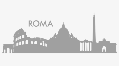 Wall Decal Rome Skyline Sticker Silhouette - Saint Peter's Square, HD Png Download, Transparent PNG