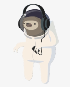 Sloth Astronaut Png, Transparent Png, Transparent PNG