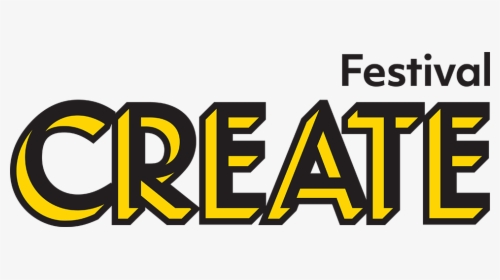 Create Festival Logo In Black And Yellow - Create Festival, HD Png Download, Transparent PNG