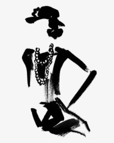 Coco Chanel Png - Black And White Coco Chanel, Transparent Png, Transparent PNG