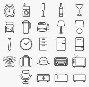 Retro Icon Set - Icons For Items Png, Transparent Png, Transparent PNG