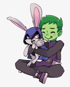 Teen Titans Beastboy And Raven, HD Png Download, Transparent PNG