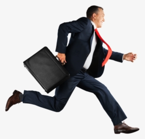 Man In Suit Running, HD Png Download, Transparent PNG