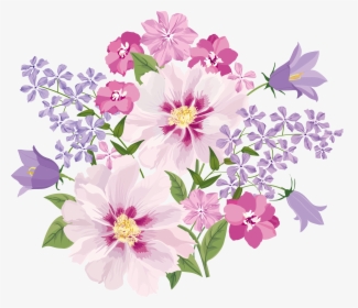 Clip Art Freedesignfile Com Floral Pinterest - Purple Flower Vector Png, Transparent Png, Transparent PNG