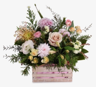 Flowers In A Crate Png, Transparent Png, Transparent PNG