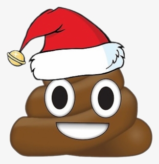 Merry Christmas Poop Emoji , Png Download - Poop Christmas Emojis, Transparent Png, Transparent PNG