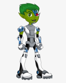 Confused Clipart Wondering Boy - Cyborg & Beast Boy, HD Png Download, Transparent PNG