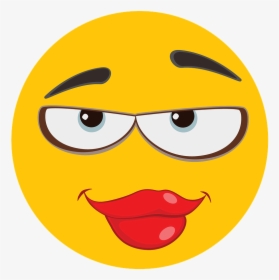 Face, Emoji, Emotions, Lips, Female, Yellow - Imagenes De Emojis Mujeres, HD Png Download, Transparent PNG