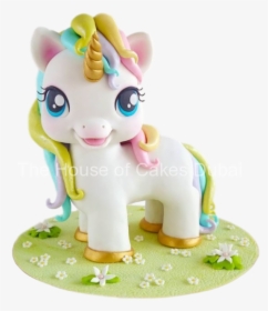 3d Cute Unicorn Cake, HD Png Download, Transparent PNG