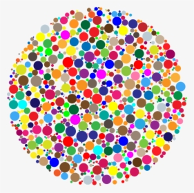 Colorful, Prismatic, Chromatic, Rainbow, Circles, Dots - International Dot Day Shirt, HD Png Download, Transparent PNG