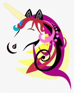 Unicorn, Horse, Cartoon, Design, Cute, Animal, Art - Unicorn Sticker Design, HD Png Download, Transparent PNG