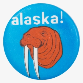Alaska Walrus Events Button Museum - Illustration, HD Png Download, Transparent PNG