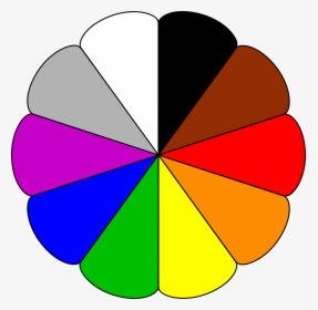 Colour Wheel With Black And White, HD Png Download, Transparent PNG