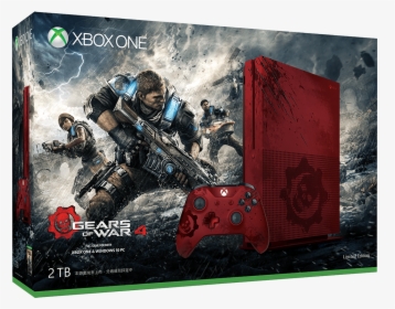 Xboxones Le 2tbconsole Gow4 Apoc Anl Rgb - Xbox One S Gear Of War 2tb, HD Png Download, Transparent PNG