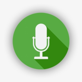 Microphone Icon Green Png, Transparent Png, Transparent PNG