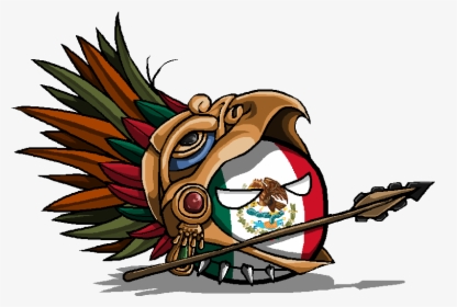 Aztec Of Mexico By - Countryballs Mexico, HD Png Download, Transparent PNG