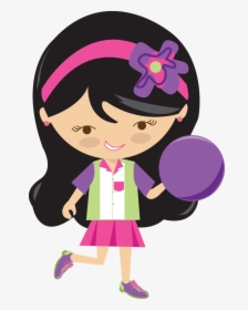 Bowling Clipart Png - Free Girl Bowling Clipart, Transparent Png, Transparent PNG