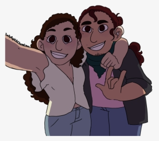 Nina And Lincoln Rosario Are Ready To Answer Your Asks - Cartoon, HD Png Download, Transparent PNG