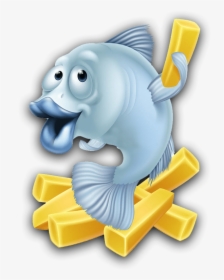 Traditional Irish Italian - Cartoon Fish & Chips Clip Art, HD Png Download, Transparent PNG