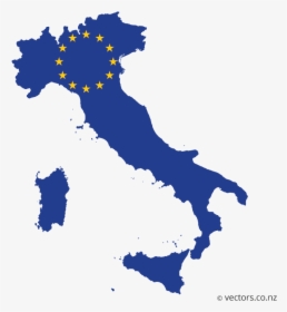 Italy Map Black And White, HD Png Download, Transparent PNG