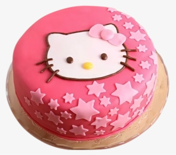 Transparent Hello Kitty Birthday Png - Hello Kitty Cake Png, Png Download, Transparent PNG