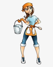 Clip Art Cleaning Lady - Housekeeping And Cleaning Services, HD Png Download, Transparent PNG