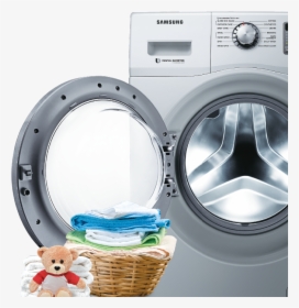 Photos Of Washing Machine - Samsung Washing Machine Front Load 6kg Model India, HD Png Download, Transparent PNG