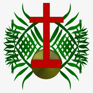 Palm, Sunday, Logo, Cross, Church, Christ, Christian - Palm Sunday, HD Png Download, Transparent PNG