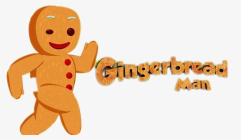 Running Gingerbread Man Free Png Image - Gingerbread Man, Transparent Png, Transparent PNG