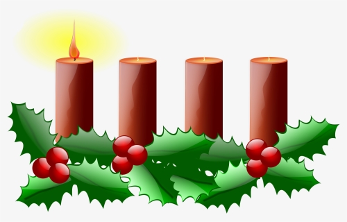 First Sunday In Advent Wreath Png - First Sunday Of Advent Clipart, Transparent Png, Transparent PNG