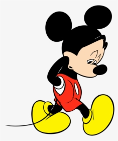 Mickey Mouse Clip Art - Sad Face Cartoon Characters, HD Png Download, Transparent PNG