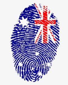 Australia Flag Fingerprint, HD Png Download, Transparent PNG