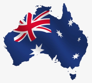 Australia Transparent Png Study - Australian Flag In Map, Png Download, Transparent PNG