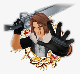 Hd Kh Ii Leon - Stained Glass 8 Khux, HD Png Download, Transparent PNG