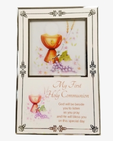 My First Holy Communion Frame With Saying - Picture Frame, HD Png Download, Transparent PNG