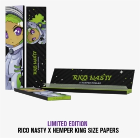 Limited Edition Rico Nasty King Size Rolling Papers - Smoking Paper Limited Edition, HD Png Download, Transparent PNG