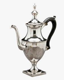 Silver Coffeepot, Coffeepot, Antique, Silverware - Coffee Pot, HD Png Download, Transparent PNG
