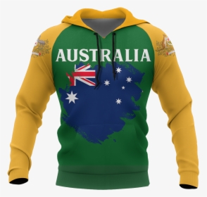 Australia Hoodie Flag Brush Style, HD Png Download, Transparent PNG