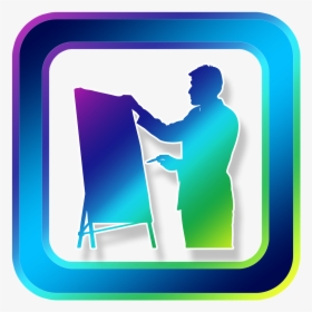 Icon Presentation Board Present Png Image - Train The Trainer, Transparent Png, Transparent PNG
