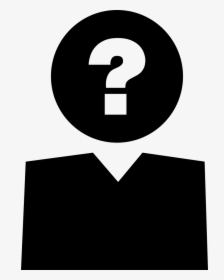 Question Sign On Person Head - Unknown Sign, HD Png Download, Transparent PNG