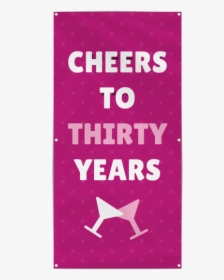 Cheers Birthday Party Banner Template Preview - Poster, HD Png Download, Transparent PNG