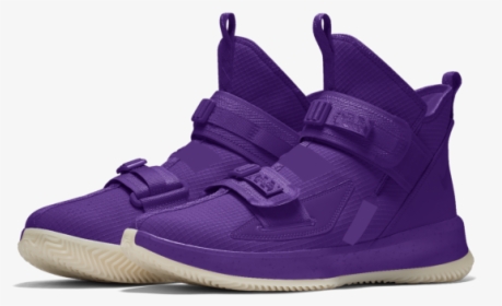 Nike Lebron Soldier 13 Xiii Id Purple Glow Sole Custom - Lebron Soldier Xiii Sfg, HD Png Download, Transparent PNG