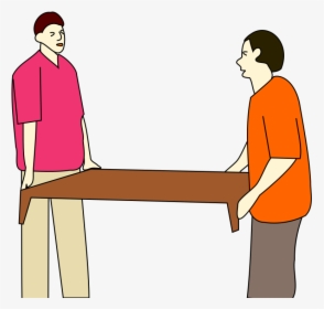 People Are Moving A Table - People Moving A Table, HD Png Download, Transparent PNG