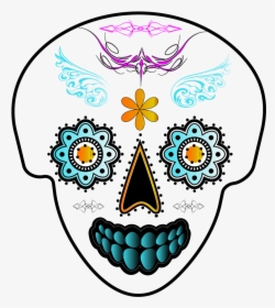 This Simple Black And White Skull Is Based Off Of The, HD Png Download, Transparent PNG