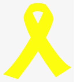 Transparent Lace Vector Png - Yellow Ribbon On Black, Png Download, Transparent PNG