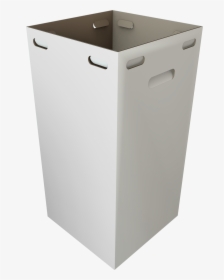 White Cardboard Trash Cans, HD Png Download, Transparent PNG