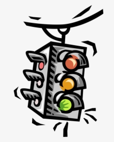 Vector Illustration Of Traffic Light Signals Or Stop, HD Png Download, Transparent PNG