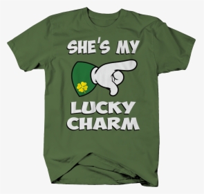 She 039 S My Lucky Charm Leprechaun Luck Of The Irish - Active Shirt, HD Png Download, Transparent PNG